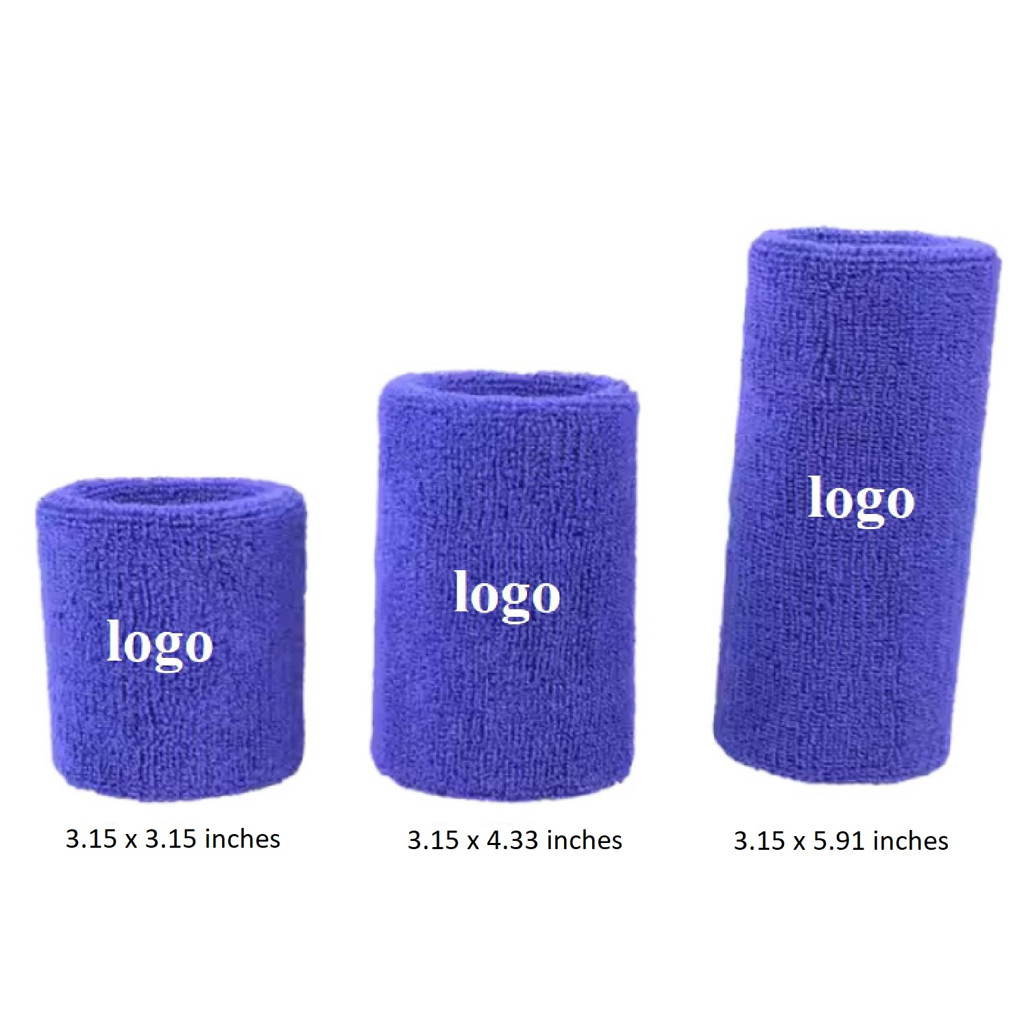 Terry Polyester Sports Sweat Wristband 20