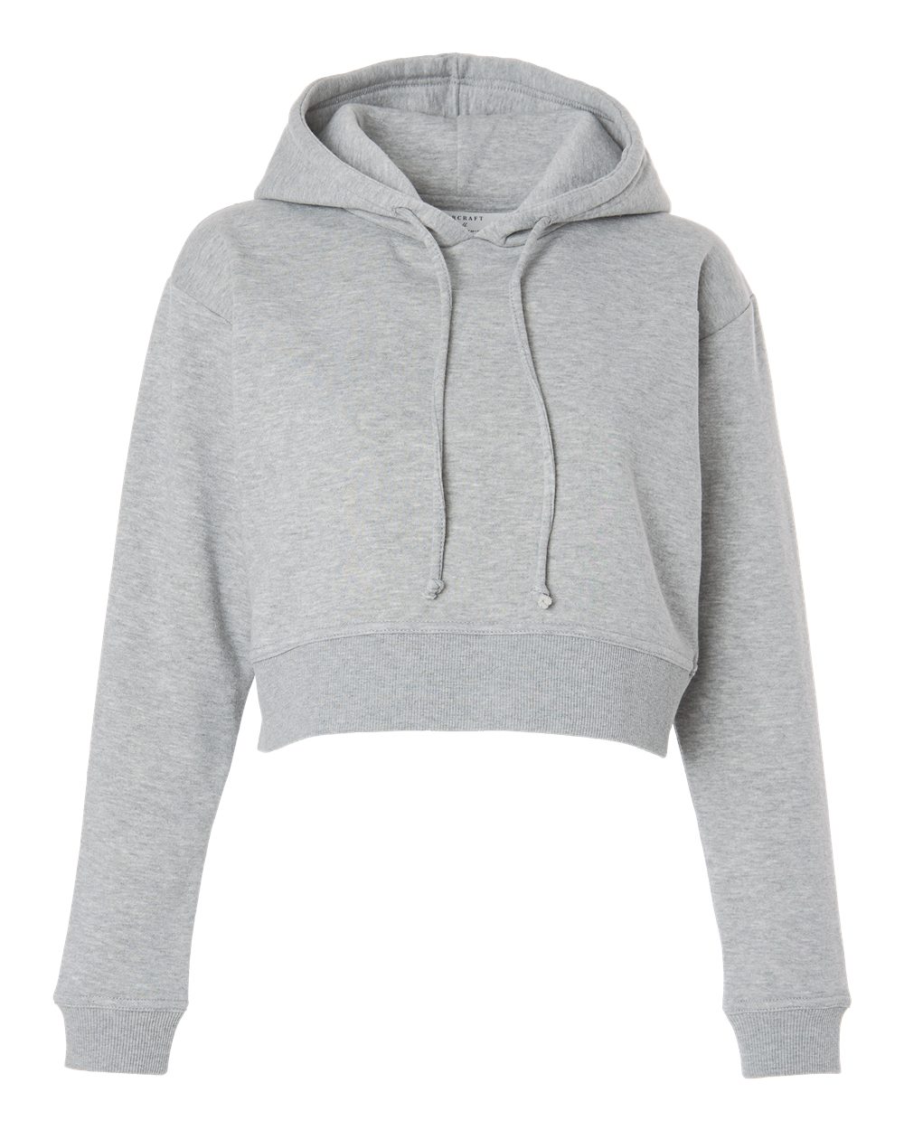 Women's Cropped Fleece Hooded Sweatshirt - BW5404 18