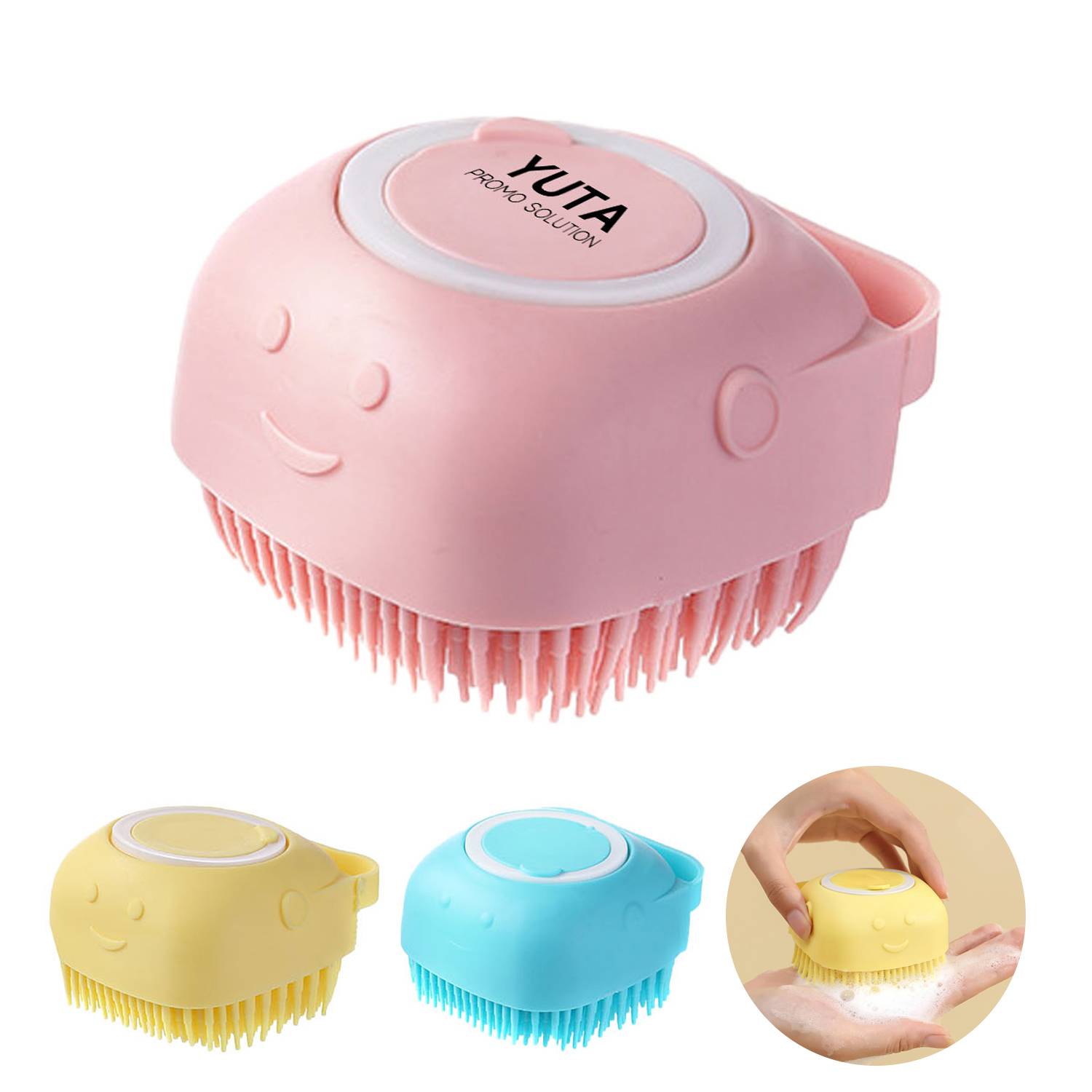 Soft Silicone Dog Shampoo Brush 6
