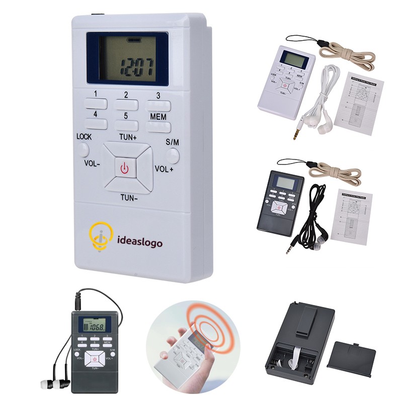Portable Radio Wireless Digital Receiver with Earphone 2