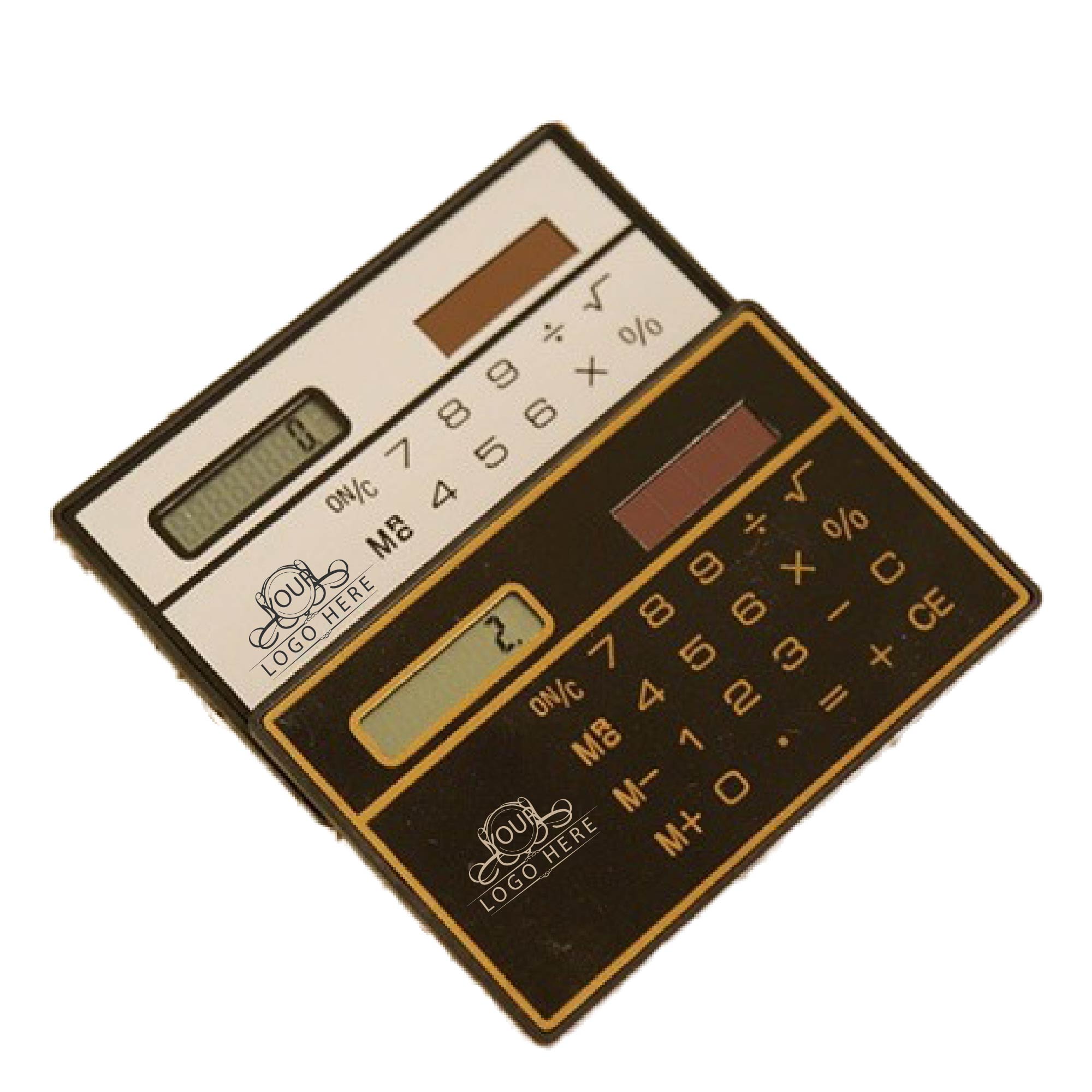 8 Digits Ultra Thin Slim Mini Solar Power Pocket Calculator 1