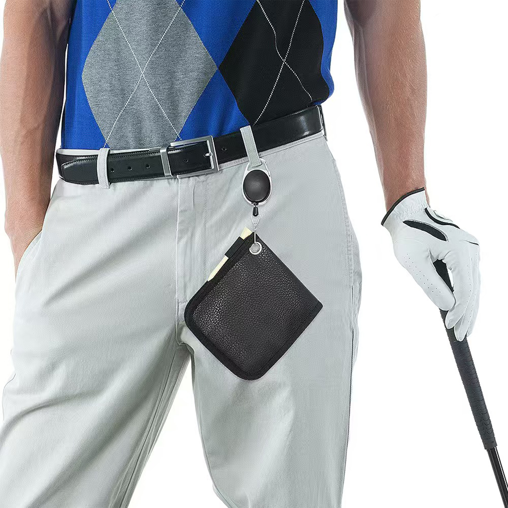 Leather Customizable Golf Cleaning Cloth 4