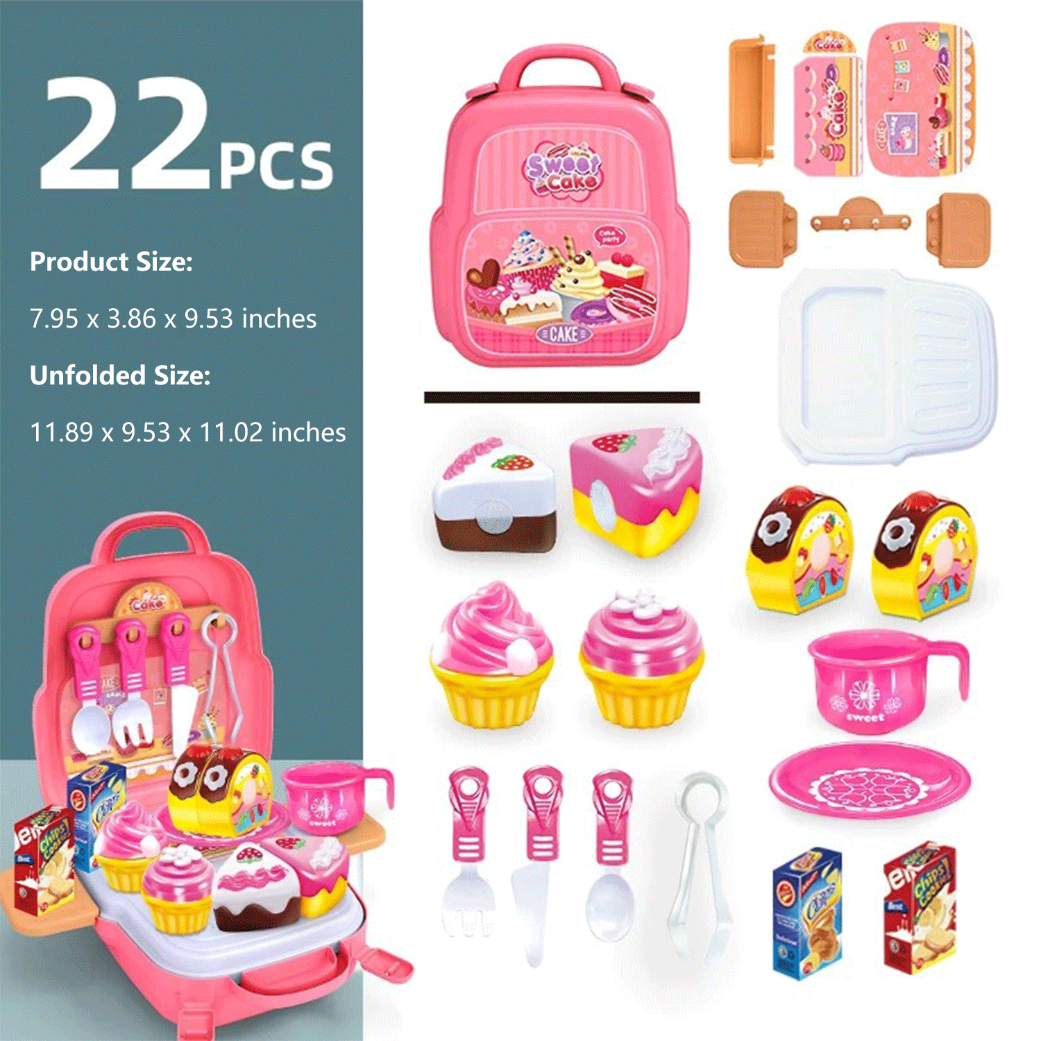 Pretend Play Backpack Tool Toy Set 10