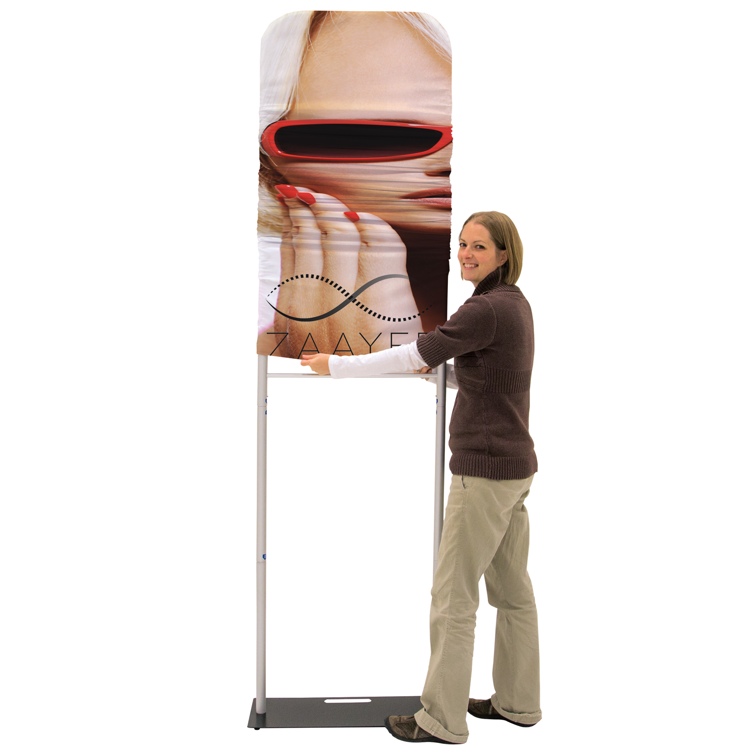 2' EuroFit™ Banner Display Kit (Recycled Polyester Knit) 8