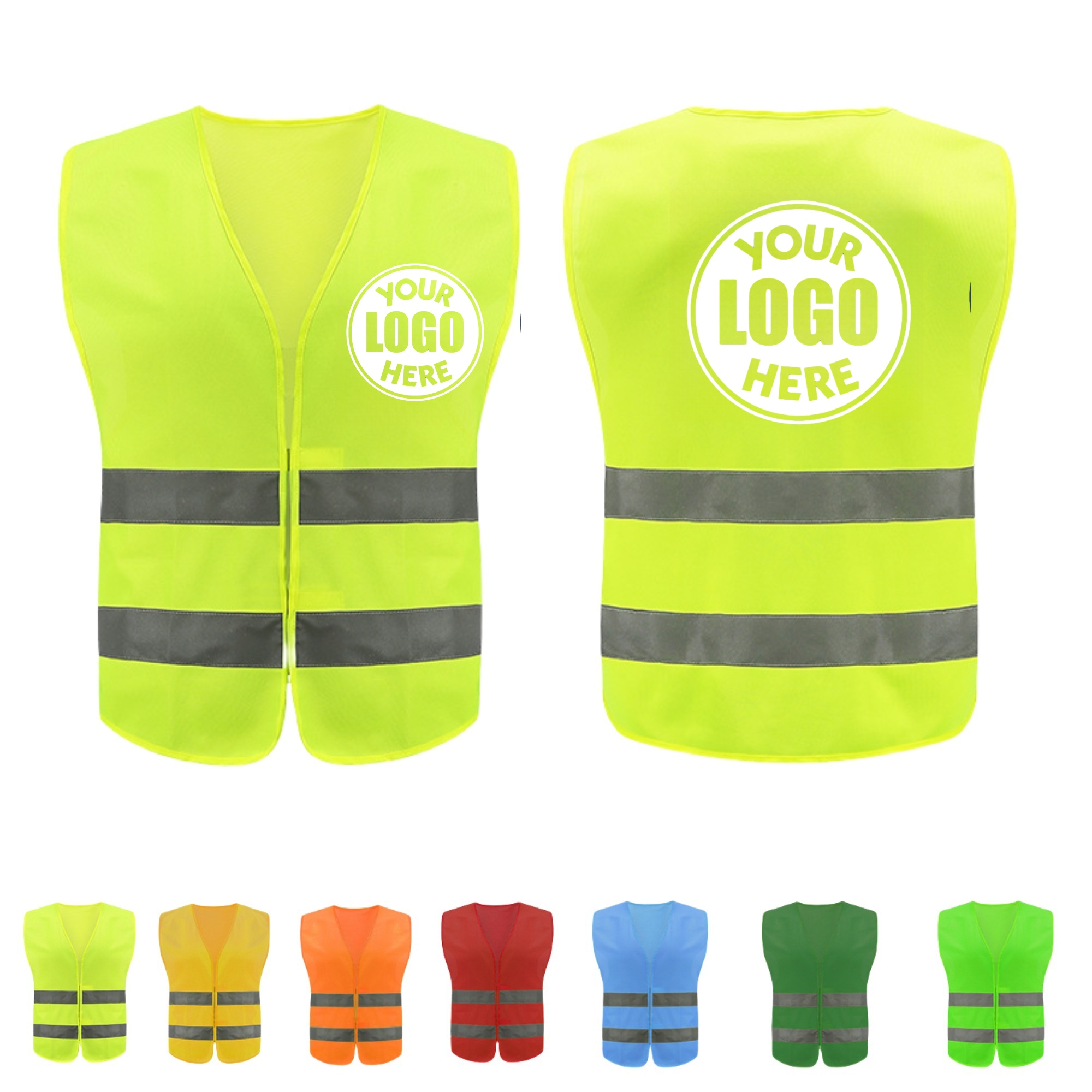 Reflective High Visibility Work Safety Vests 7