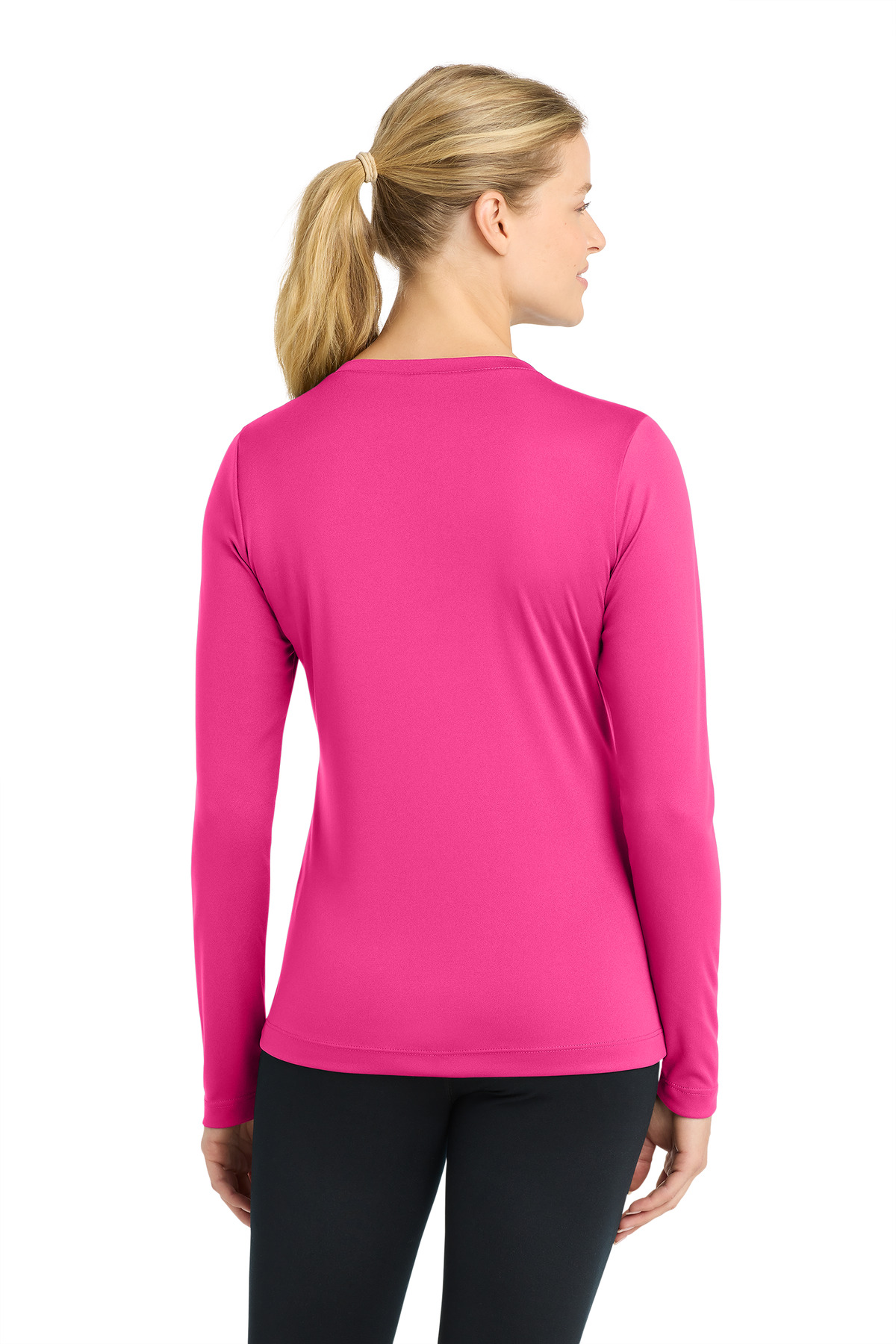 Sport-Tek Women's Long Sleeve PosiCharge Competitor V-Neck Tee. LST353LS 5