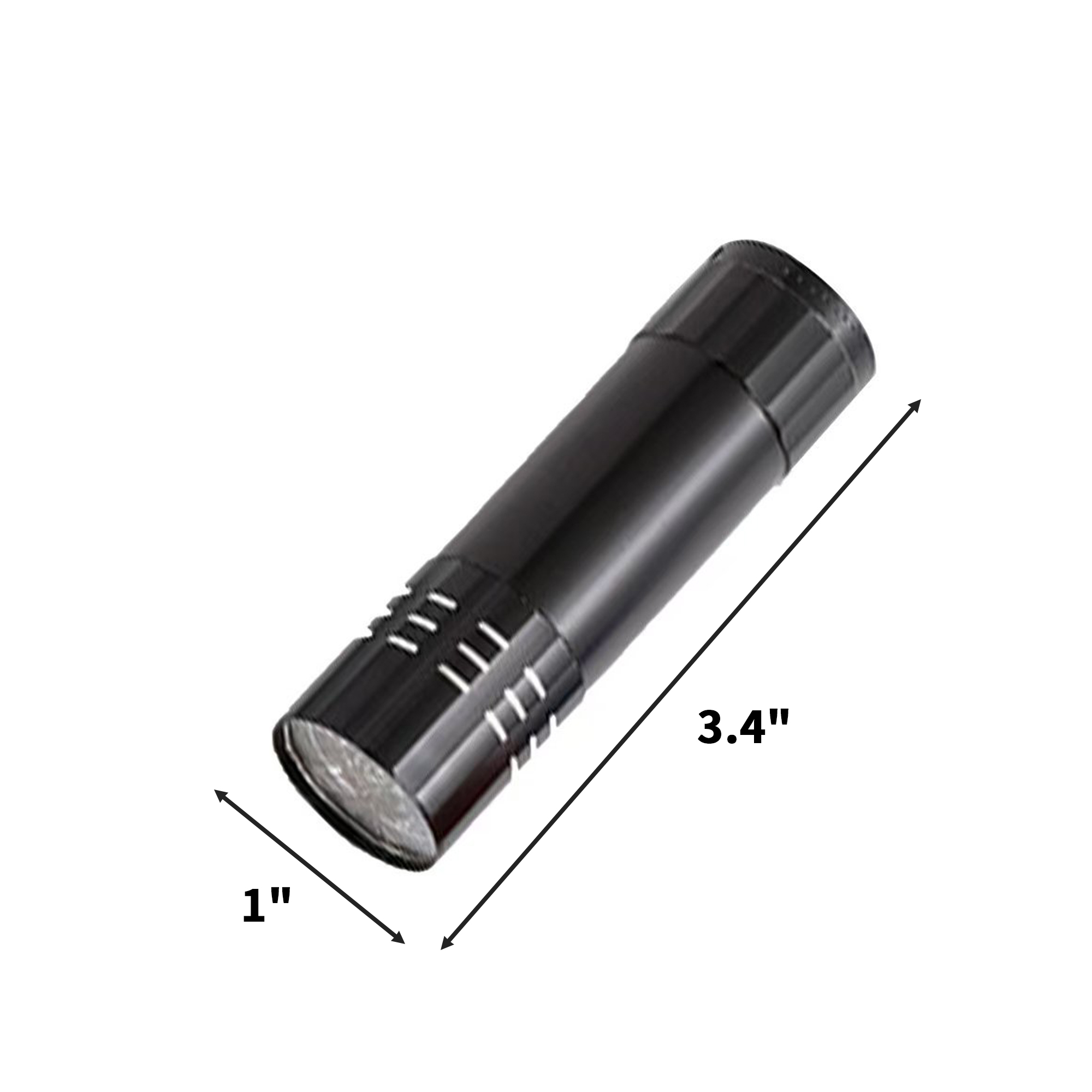 Aluminum Alloy Flashlight Nine LED Bead Design 4