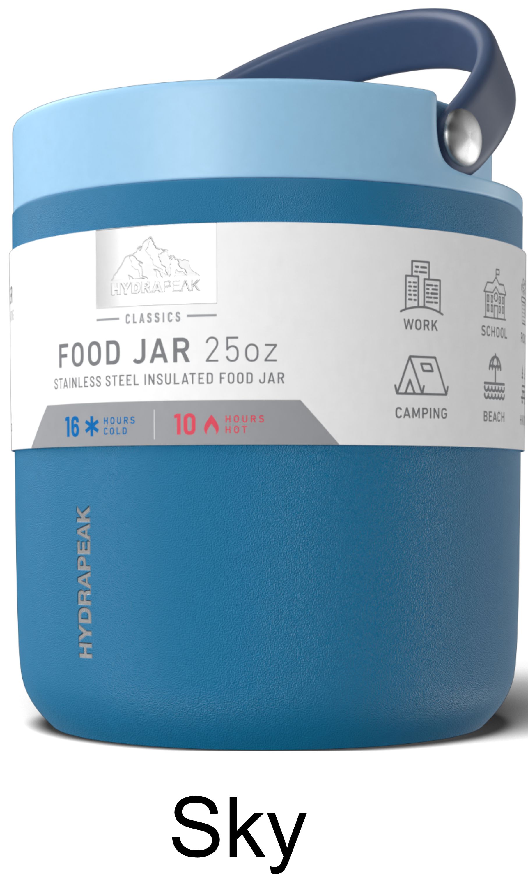 25 oz Hydrapeak Thermos Food Jar LIFETIME WARRANTY! 2