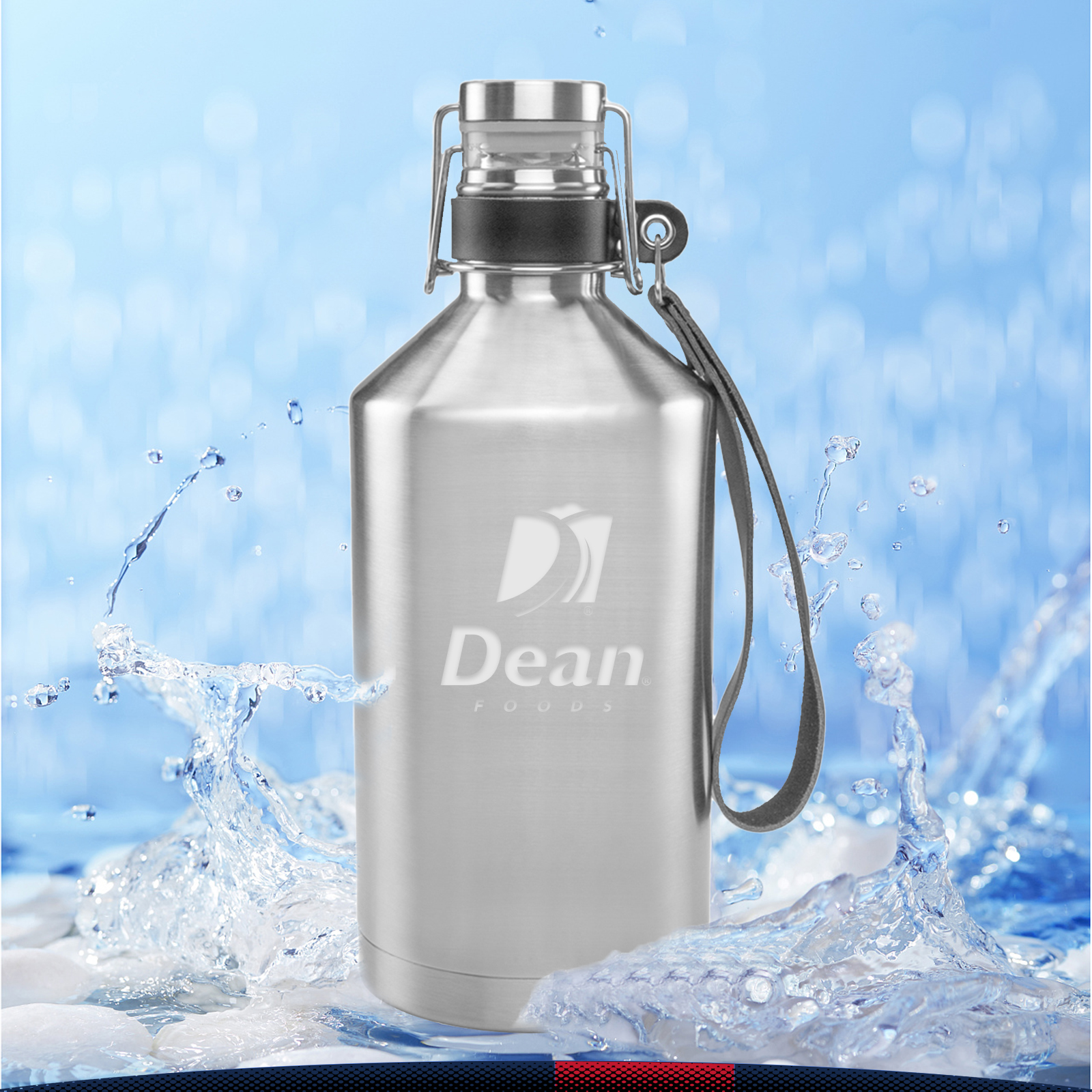 Grela Stainless Steel Beer Growlers - 64 OZ. 4