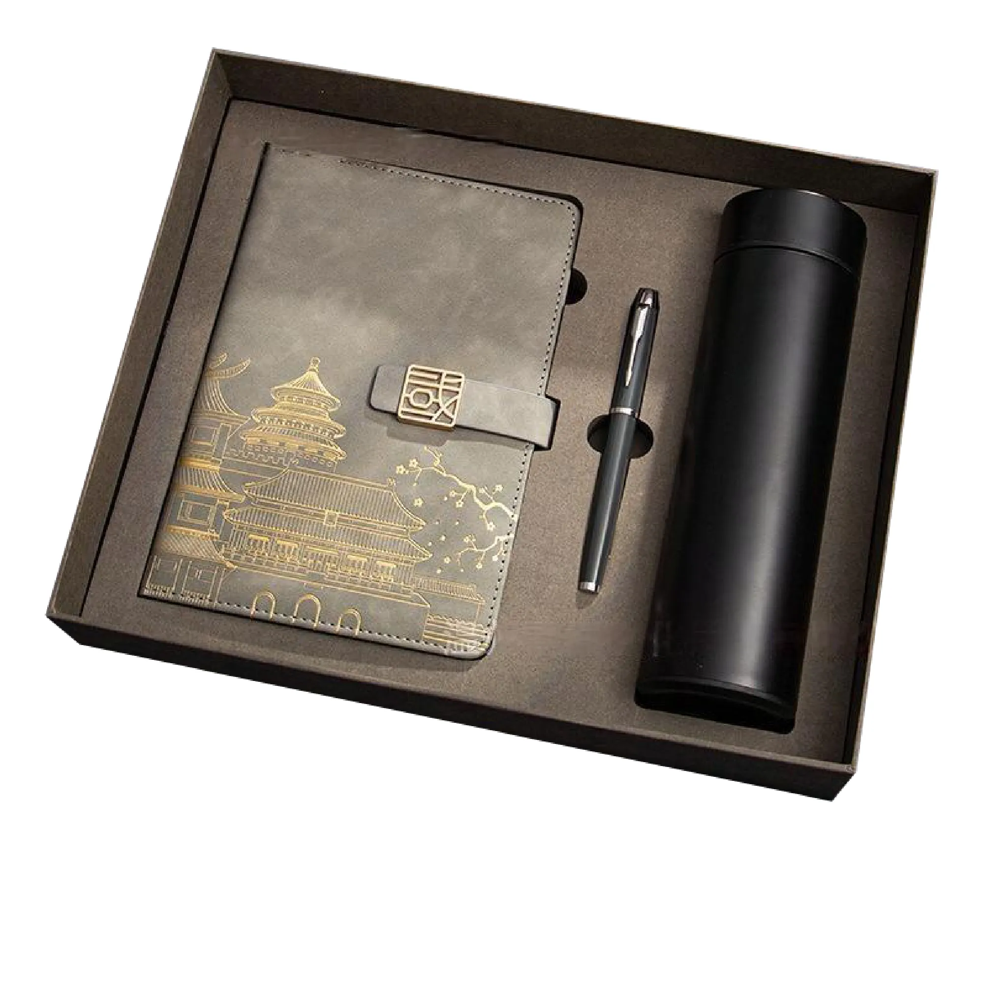 A5 Vintage Chinese Notebook + Pen + Thermos Cup 6