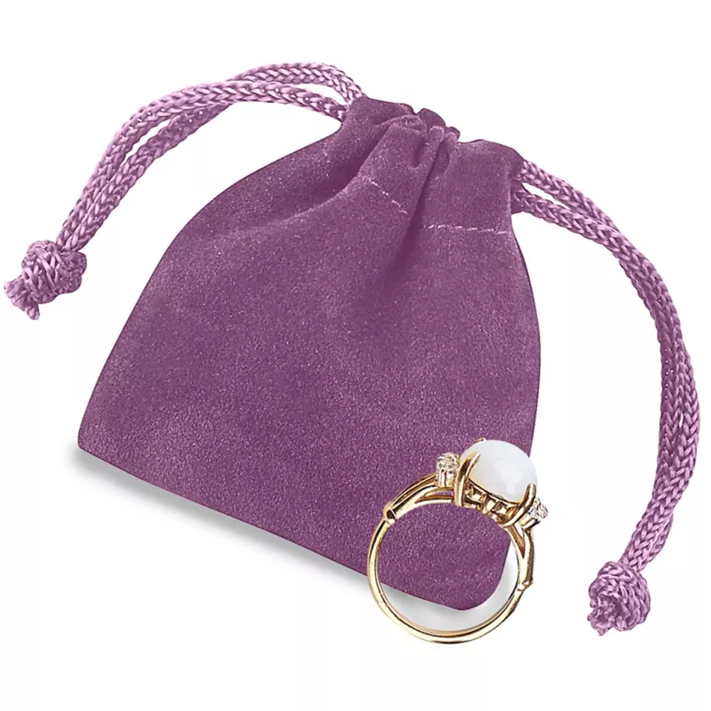 2" x 2 1/2" DELUXE VELVET DRAWSTRING POUCH. 7