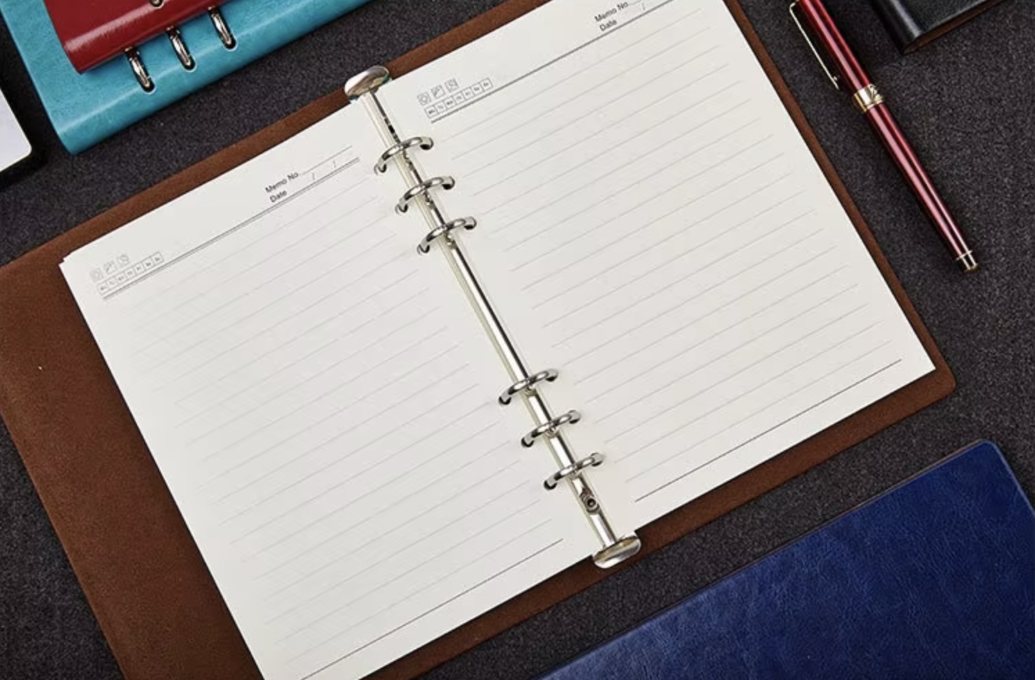 PU Leather Spiral Notebook 4