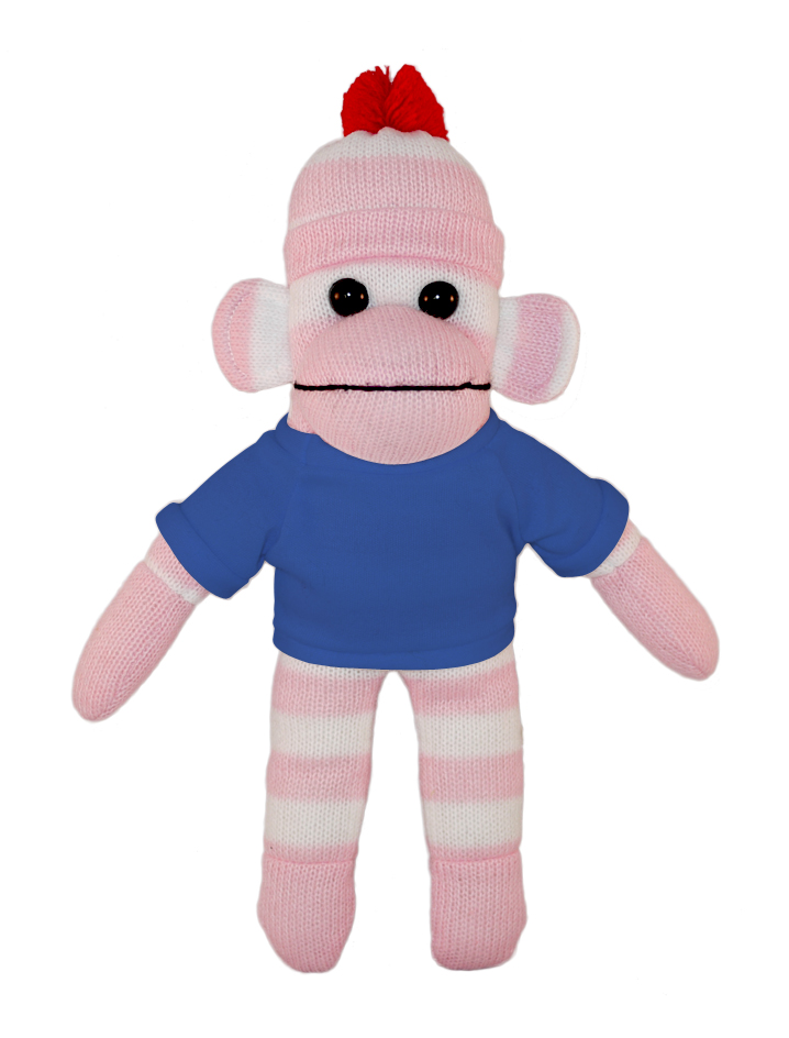Pink Sock Monkey with Tee 18