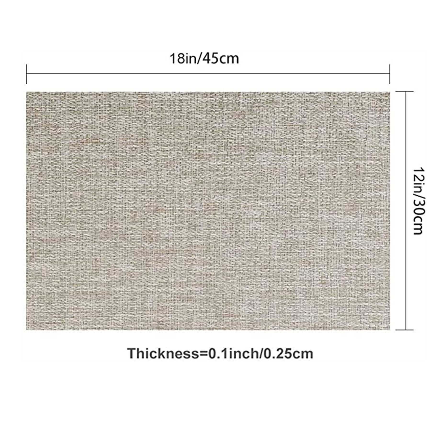 Heat-Resistant Stain Resistant Washable PVC Table Mats 2