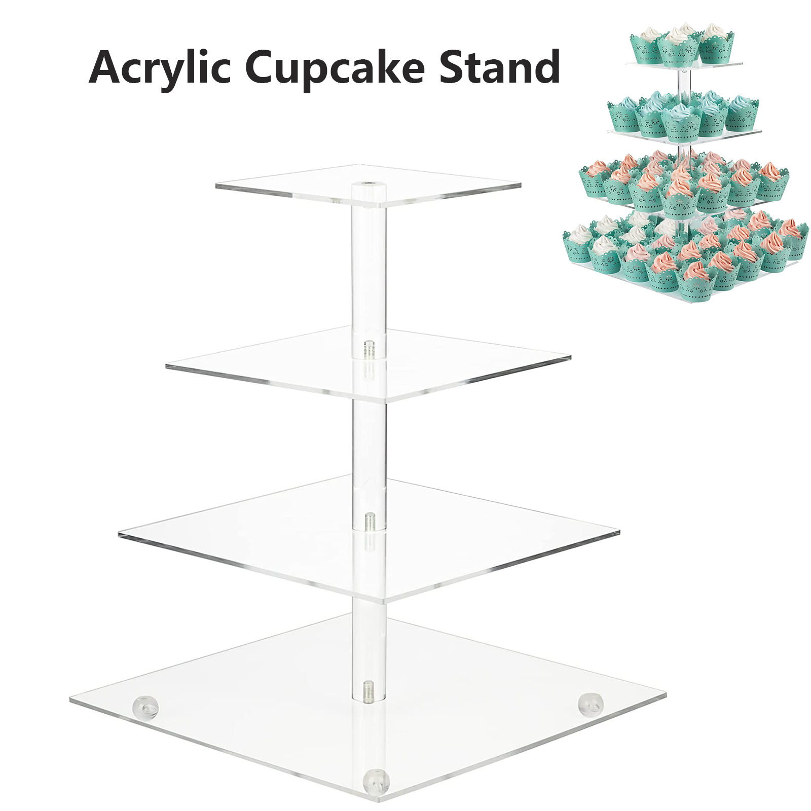 Acrylic Cupcake Stand Clear Cupcake Holder 1