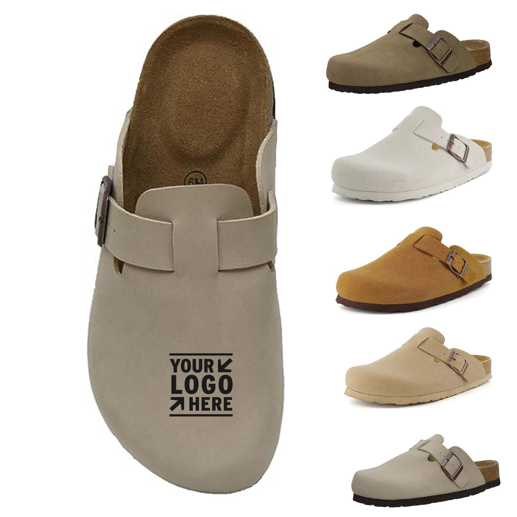 Women's Comfort Premium faux leather Cork Footbed Clog 1