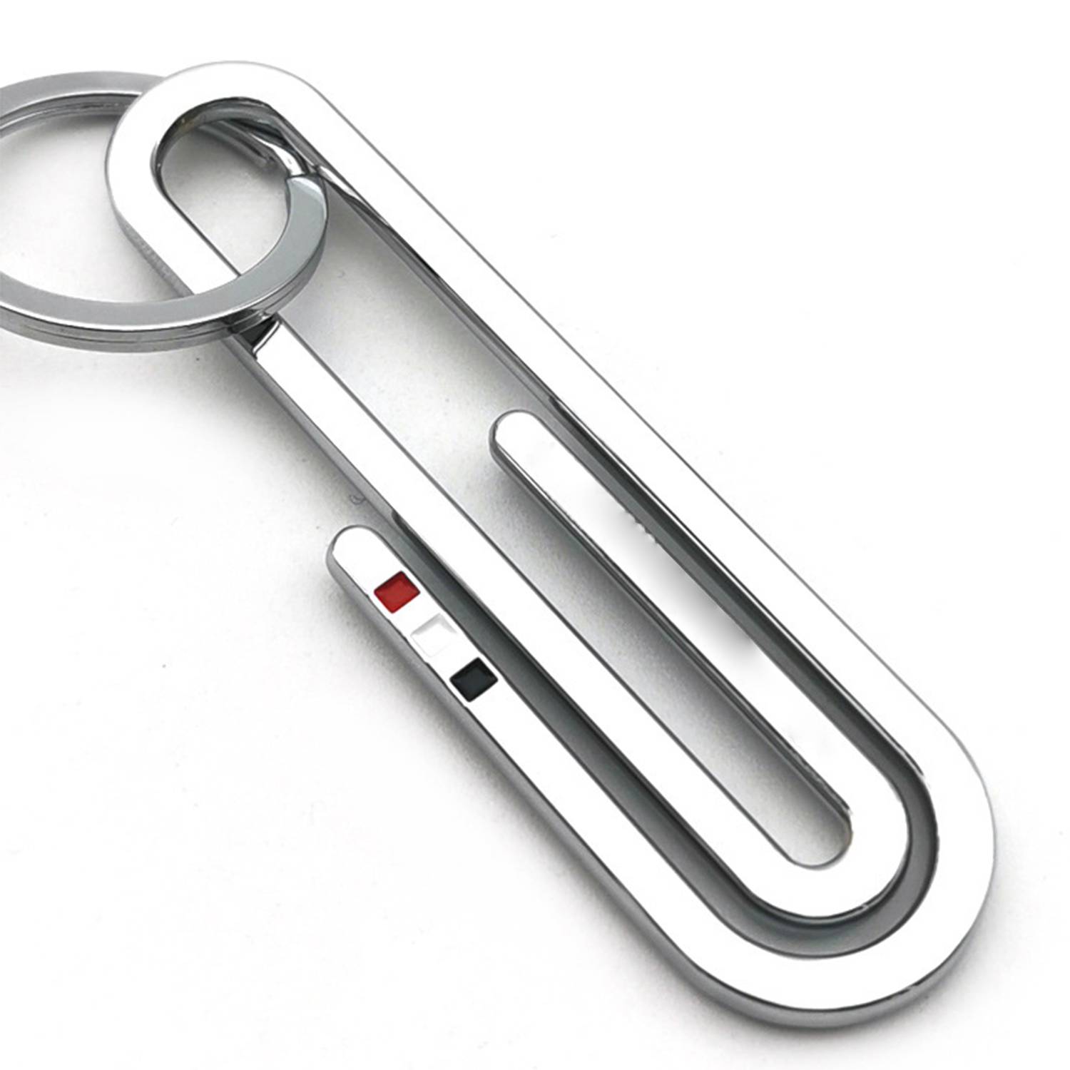 Zinc Alloy Paperclip Keychain 8