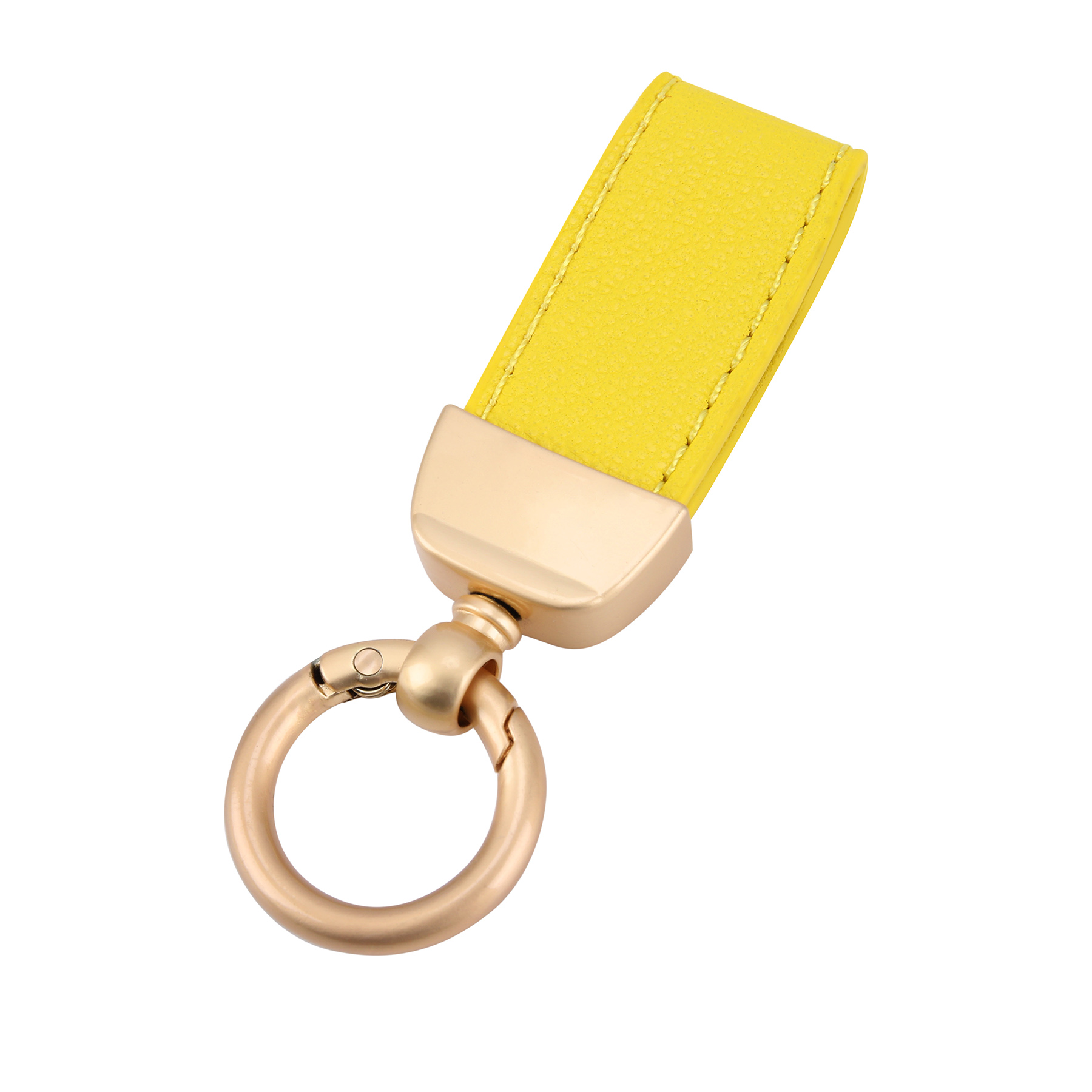 Executive Leather Keychain With Detachable Ring 7