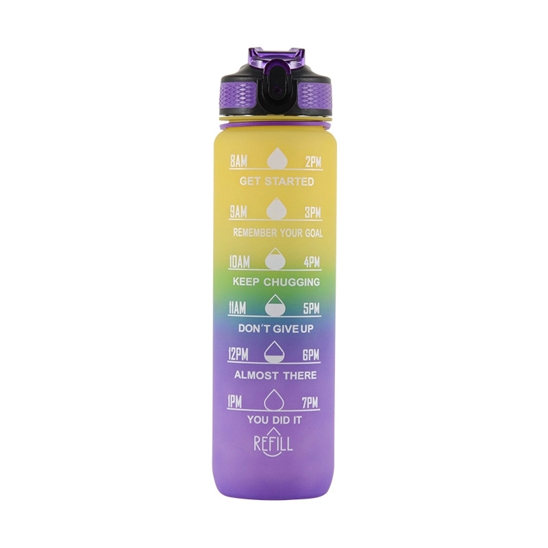 Custom 34 oz PC Material Frosted Water Bottle 4