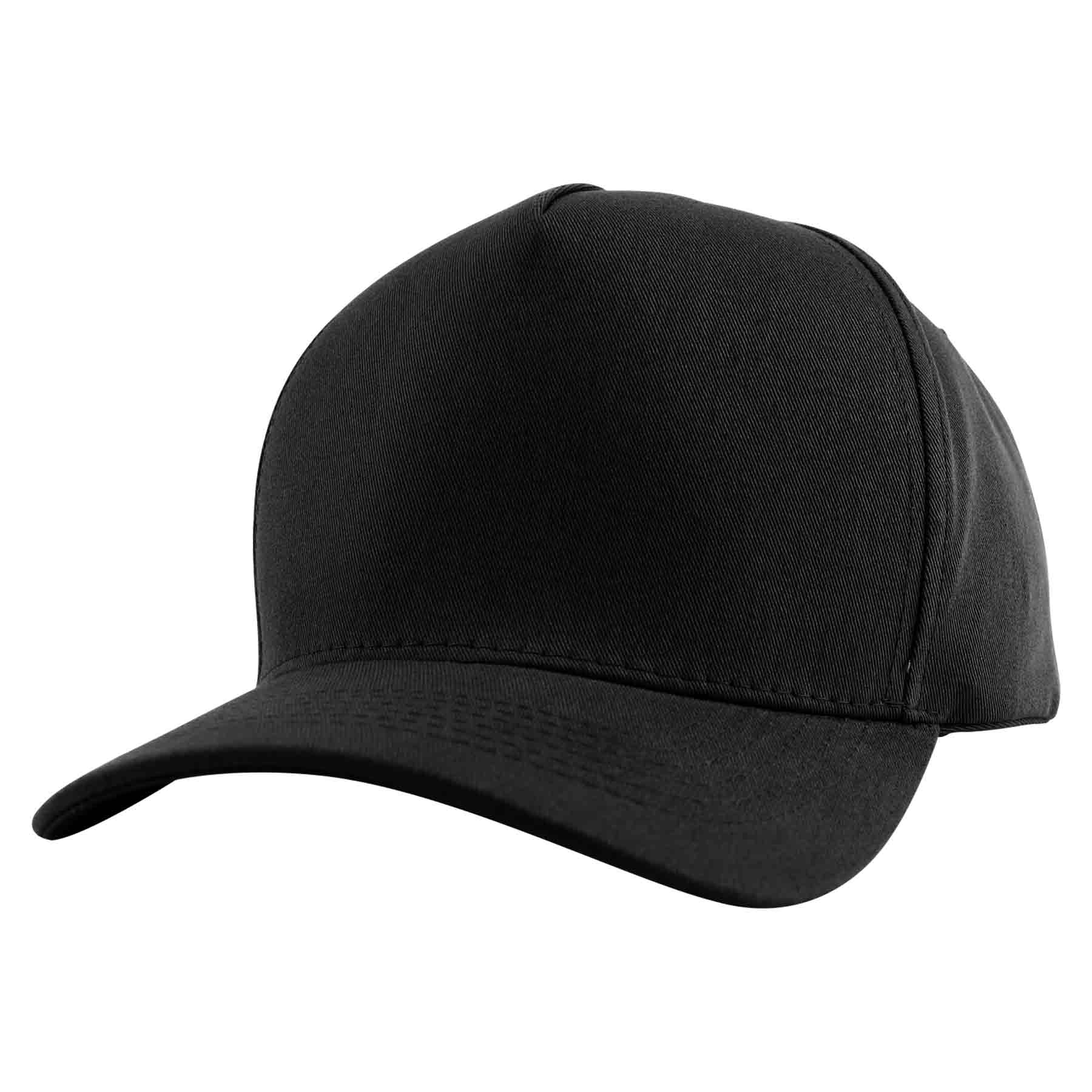 Cotton Twill 5 Panel Mid Profile Structured Baseball Cap 3
