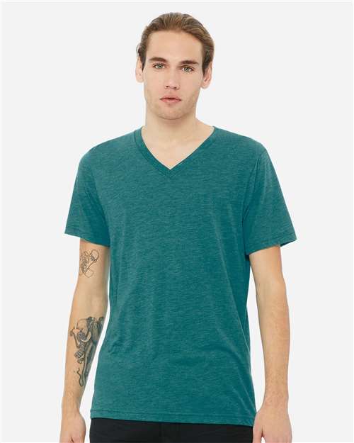 Unisex Triblend V-Neck Tee - 3415 83