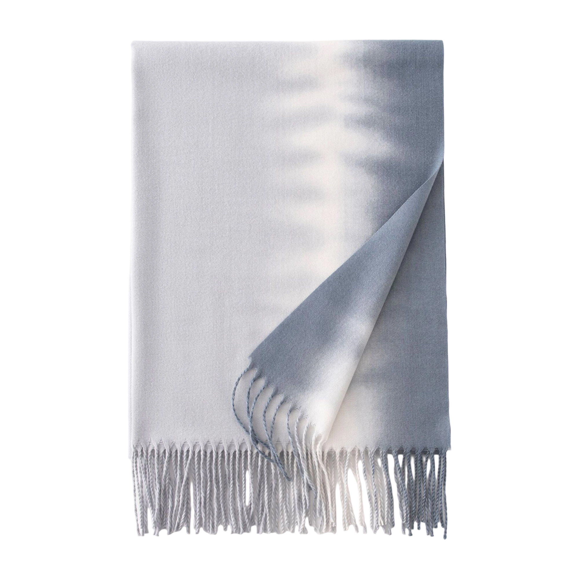 Faux Cashmere Gradient Shawl Scarf 78.8" Length x 25.6" Width 11