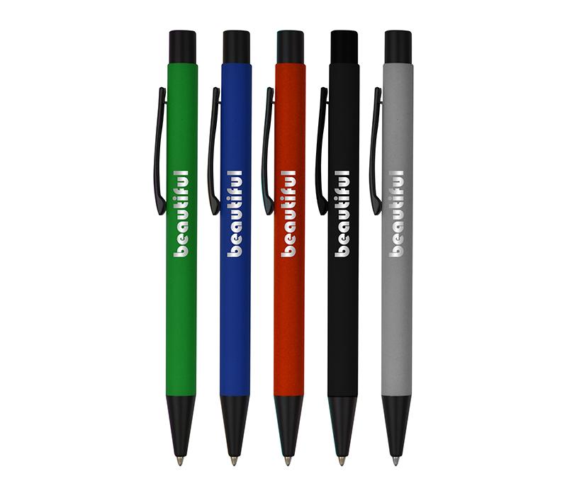 Soft Rubber Metal Pen 6