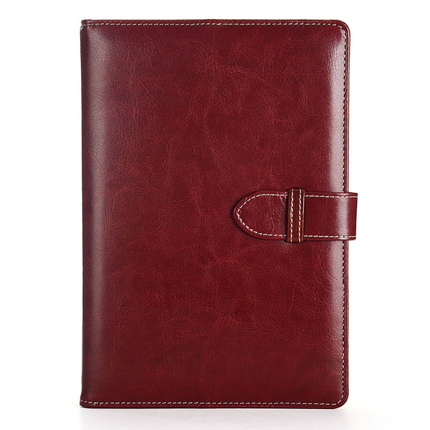 A5 Buckle PU leather notebook 9