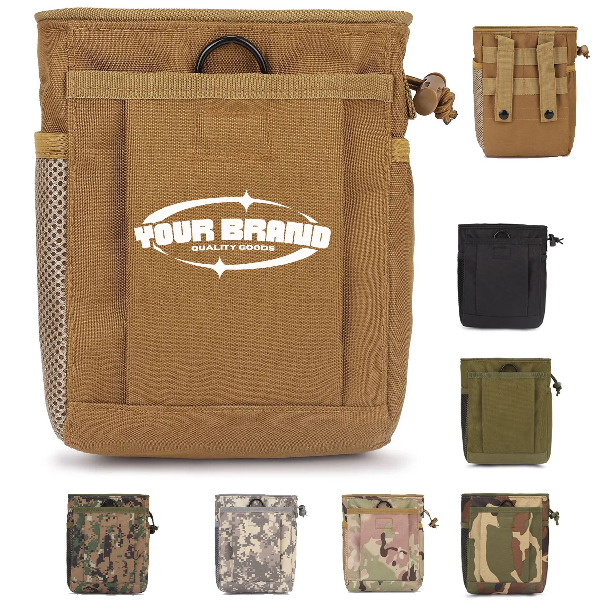 Tactical Molle Magazine Dump Pouch Military Fanny Hip Bag 5