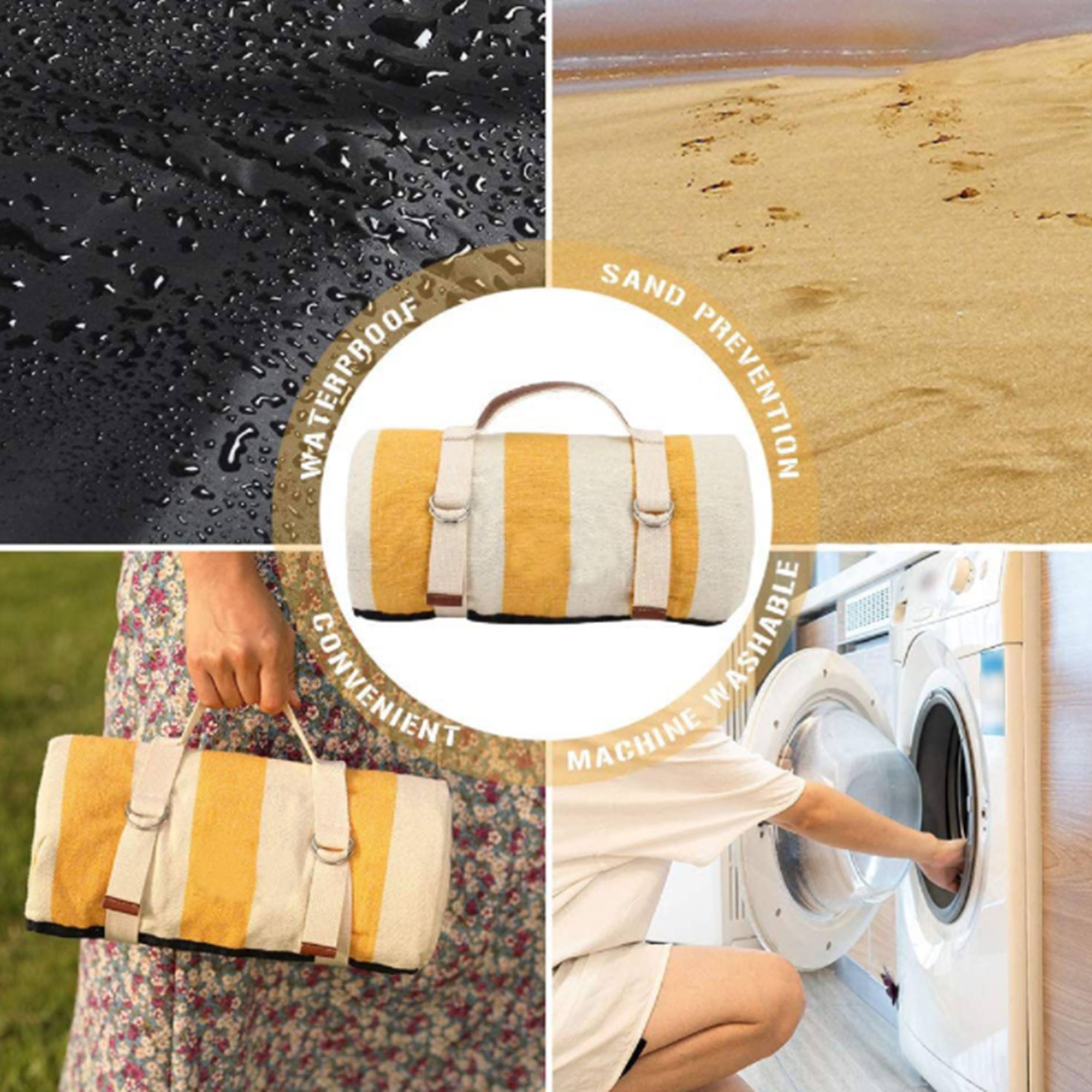 Polyester Camping Picnic Mat 4