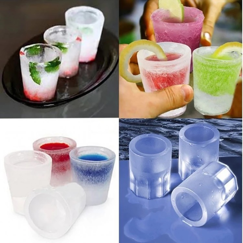 1 Oz. Silicone Shot Glass Ice Molds 5