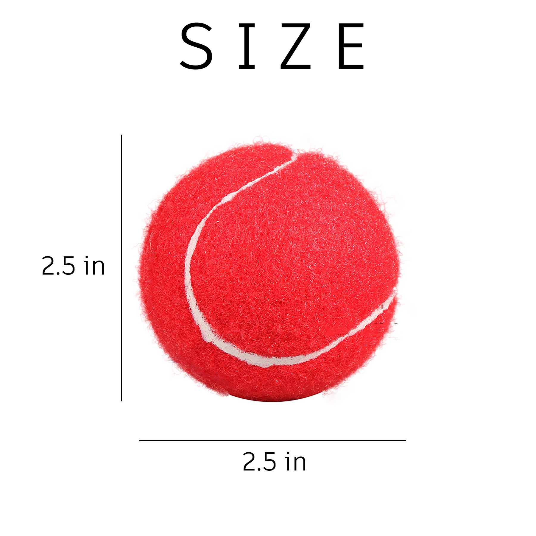 Kids Practice Rubber Tennis Ball 3