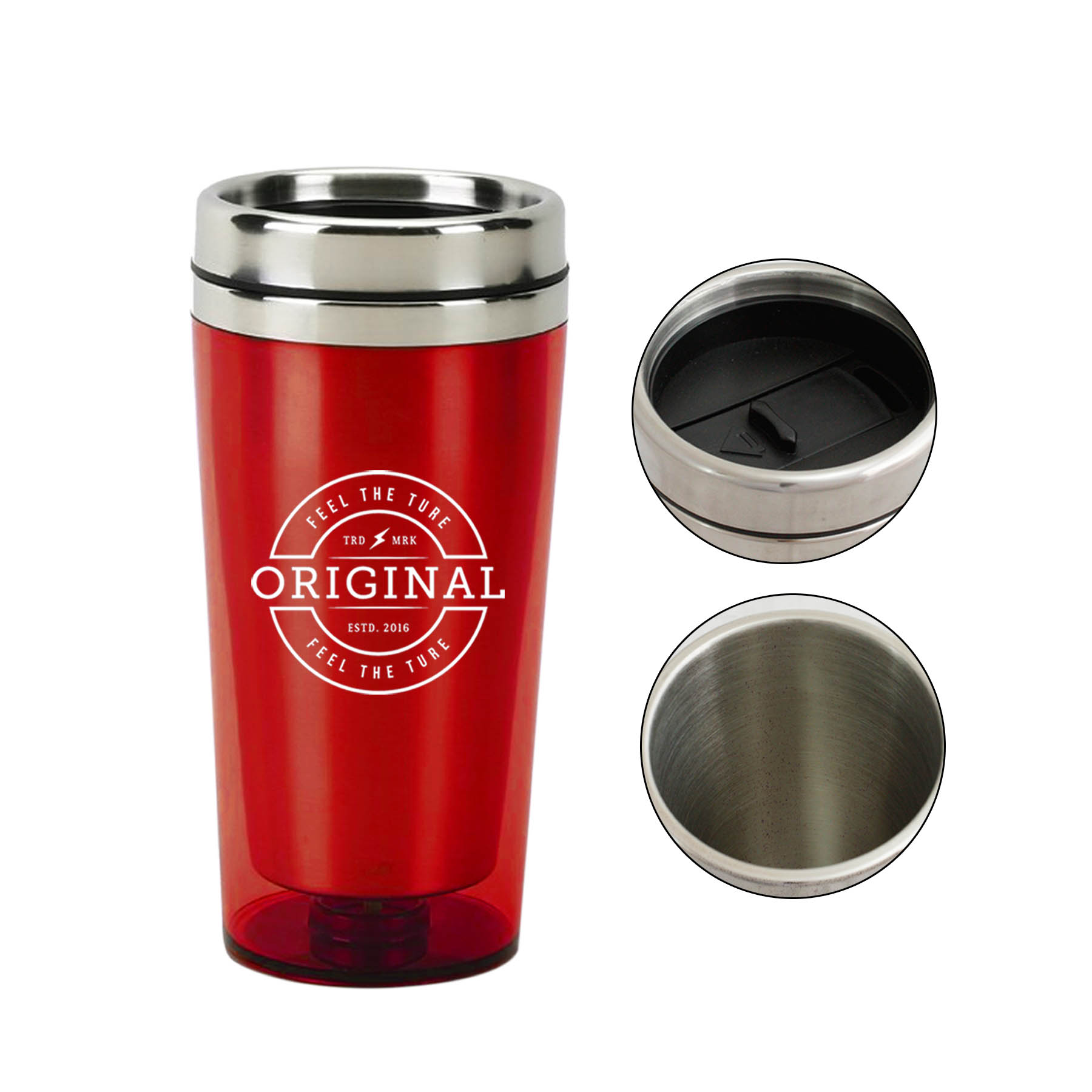 16oz. Roller Travel Mug(Close out) 1