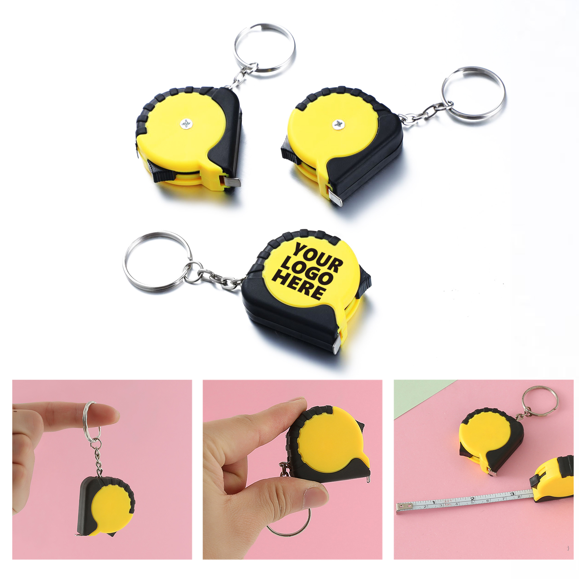 Mini Tape Measure Keychain 1