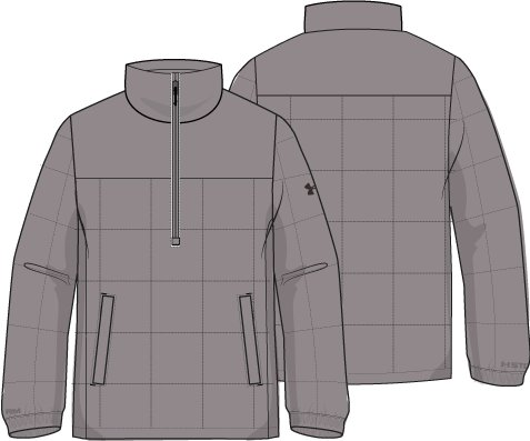 UA Expanse Quilted Men's  Zip 5