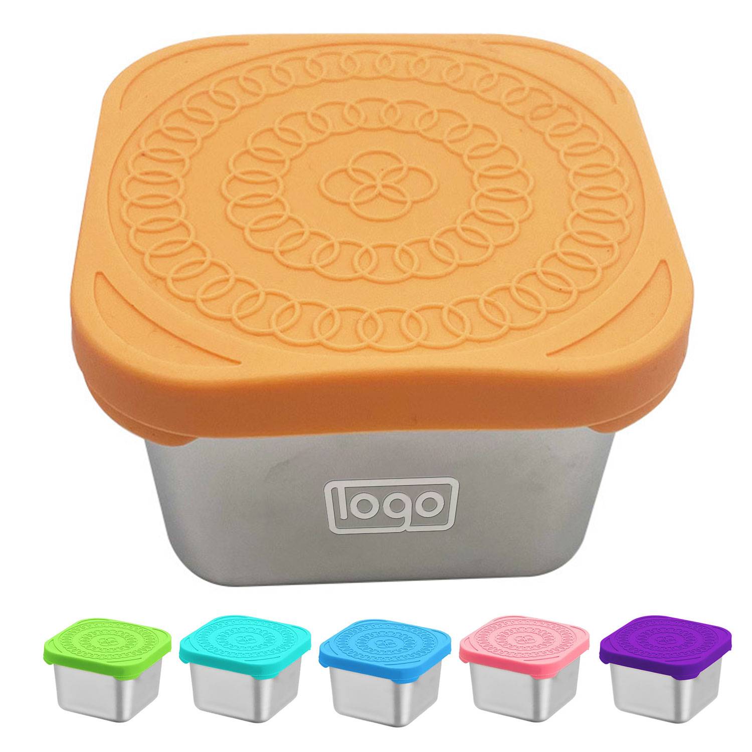 6oz Stainless Steel Snack Container 14