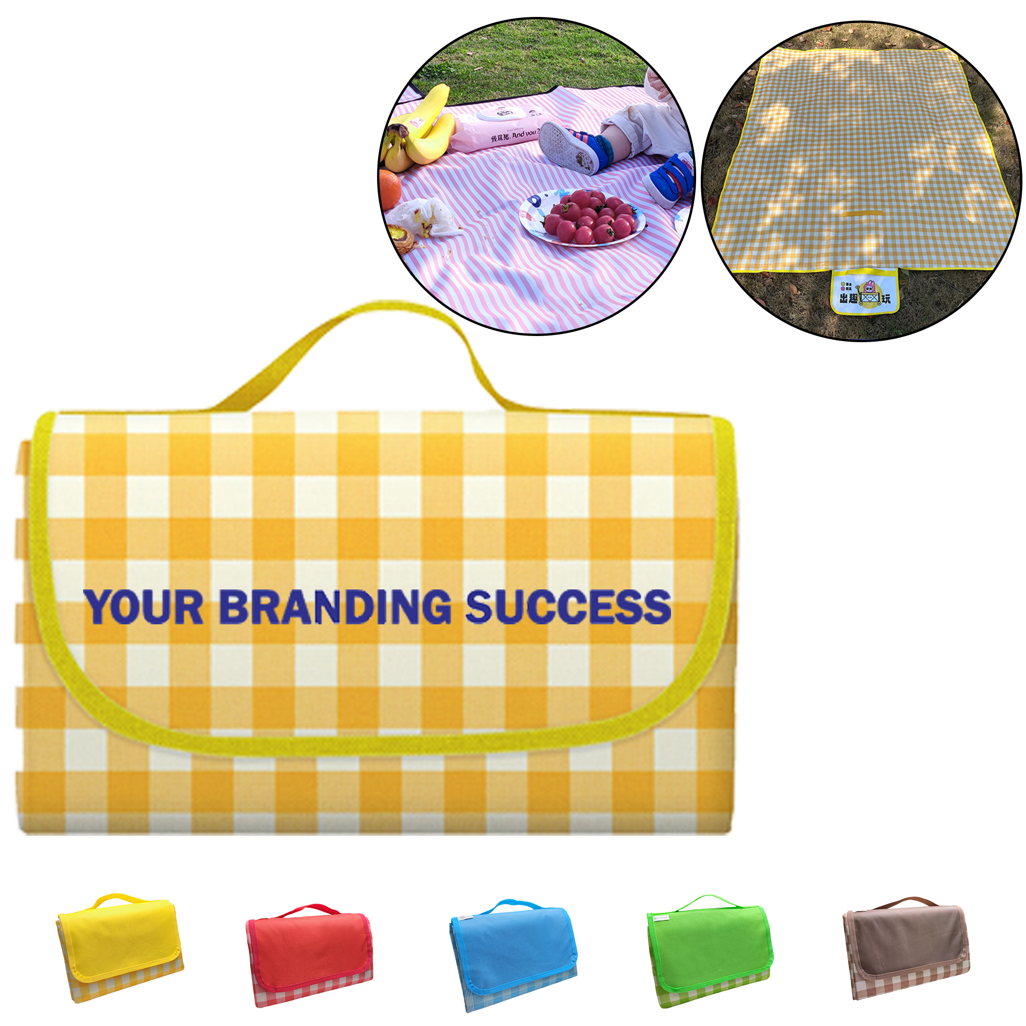 Oxford Cloth PVC Picnic Mat 2