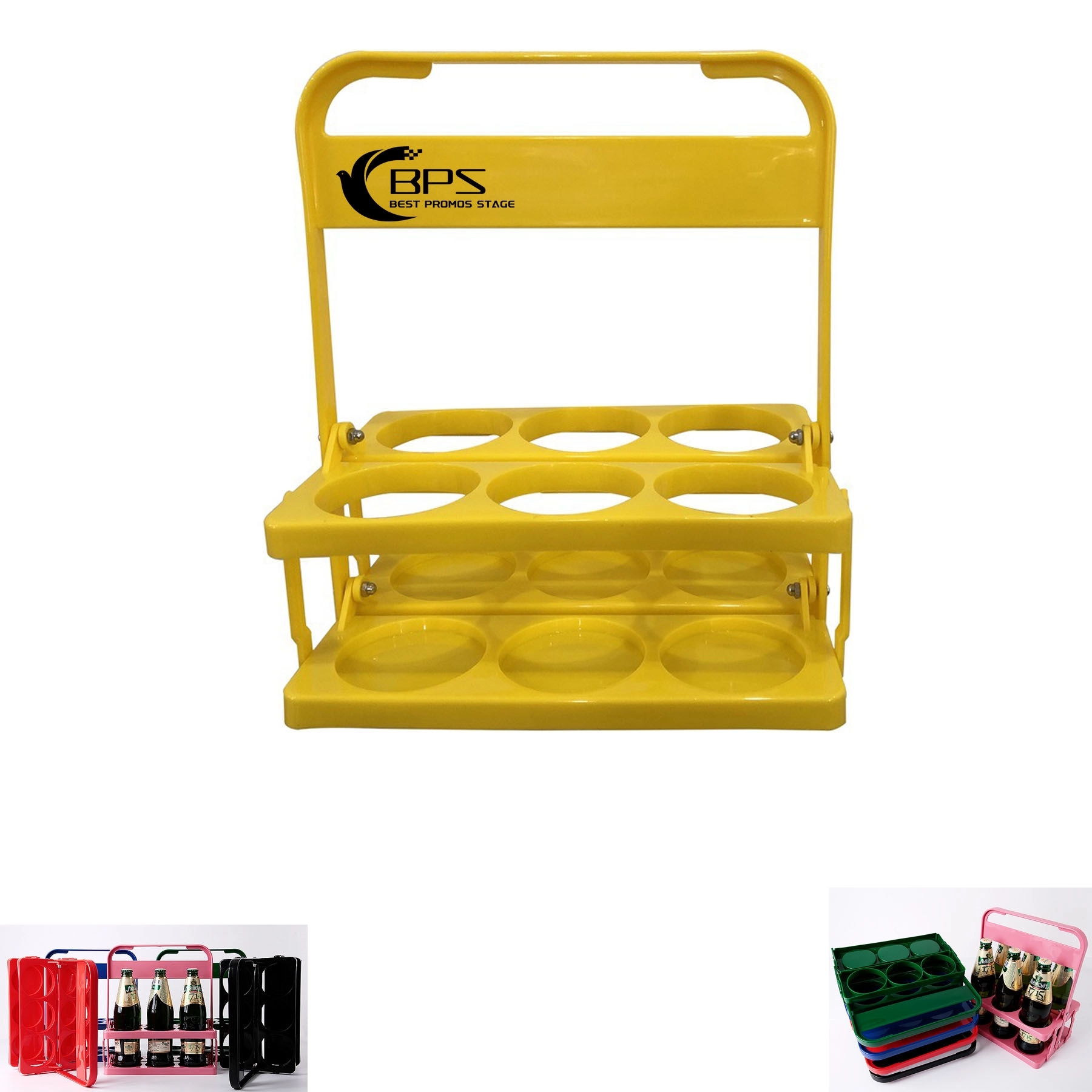 Portable Folding Wine Rack 4