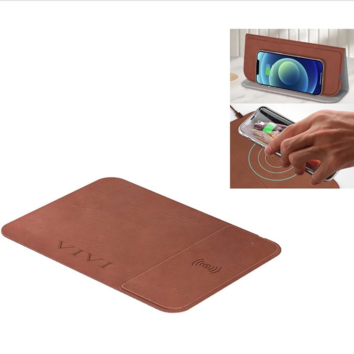 Multipurpose Mouse Pad Wireless Charger Foldable 3