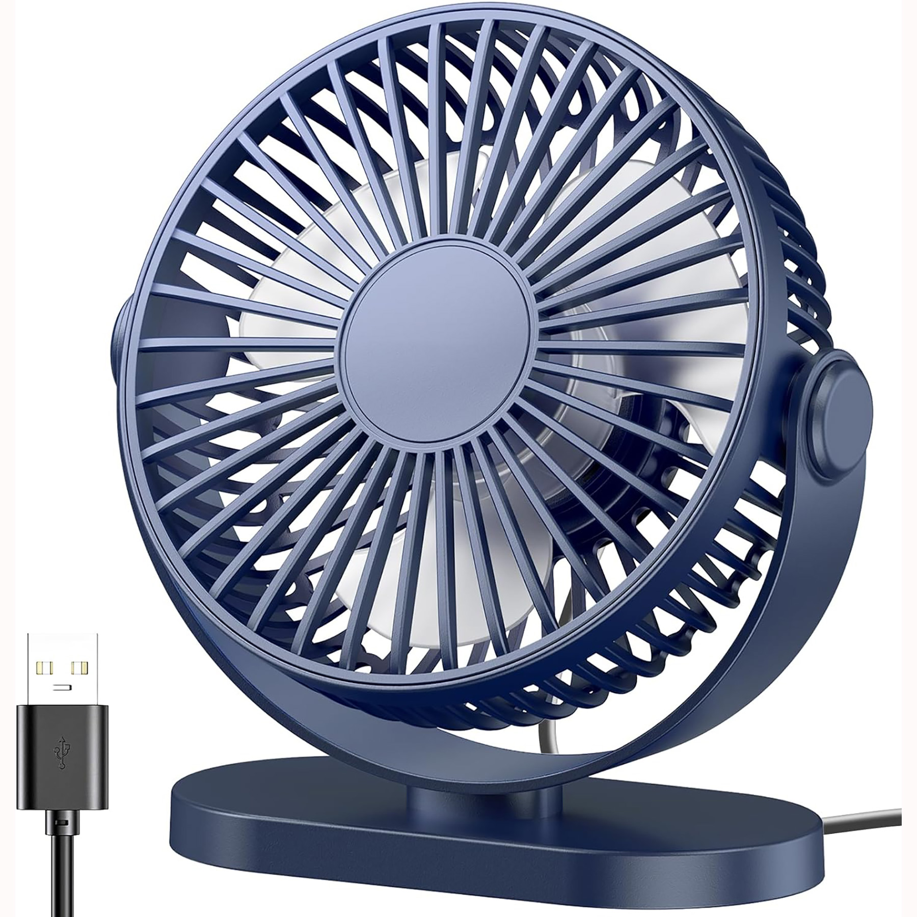 USB Desk Small Quiet Fan 5