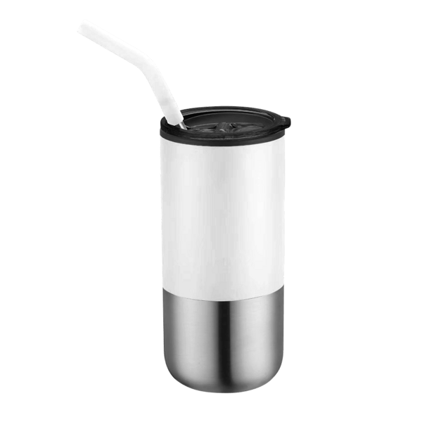 Destin 16oz Double Wall Tumbler w Straw 38