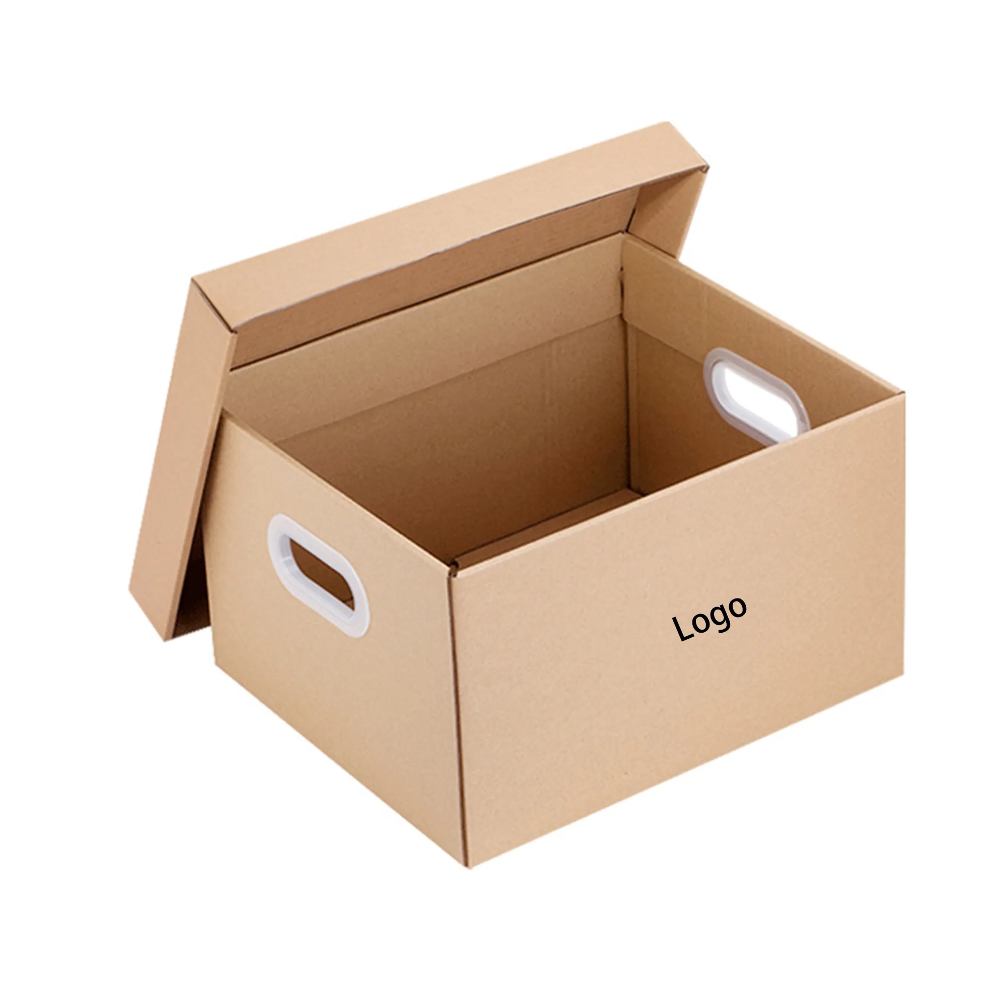 MOQ 20pcs 19" Corrugated Folding Carton With Buckle And Lid 1