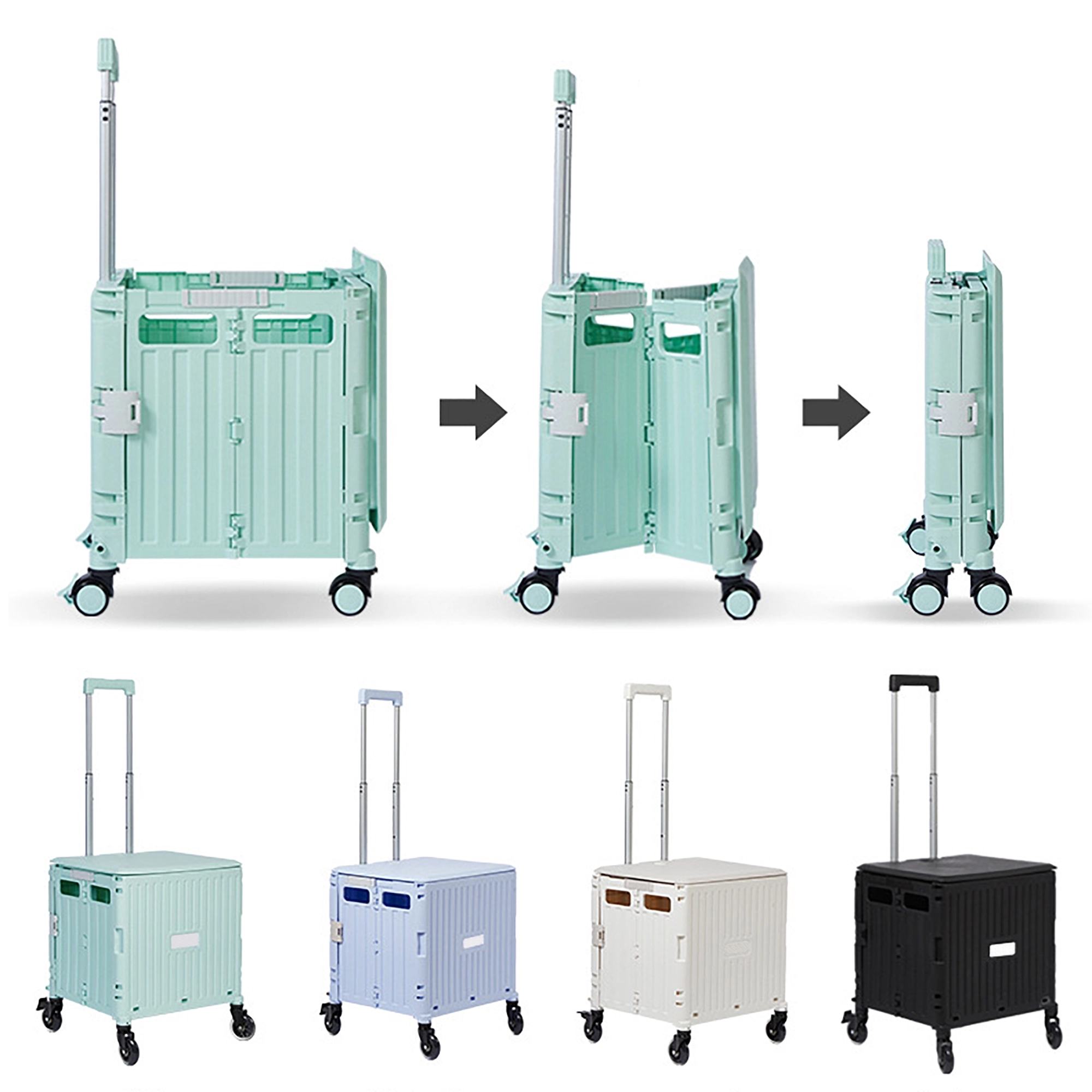 Collapsible Crate Trolley MOQ 10PCS 2