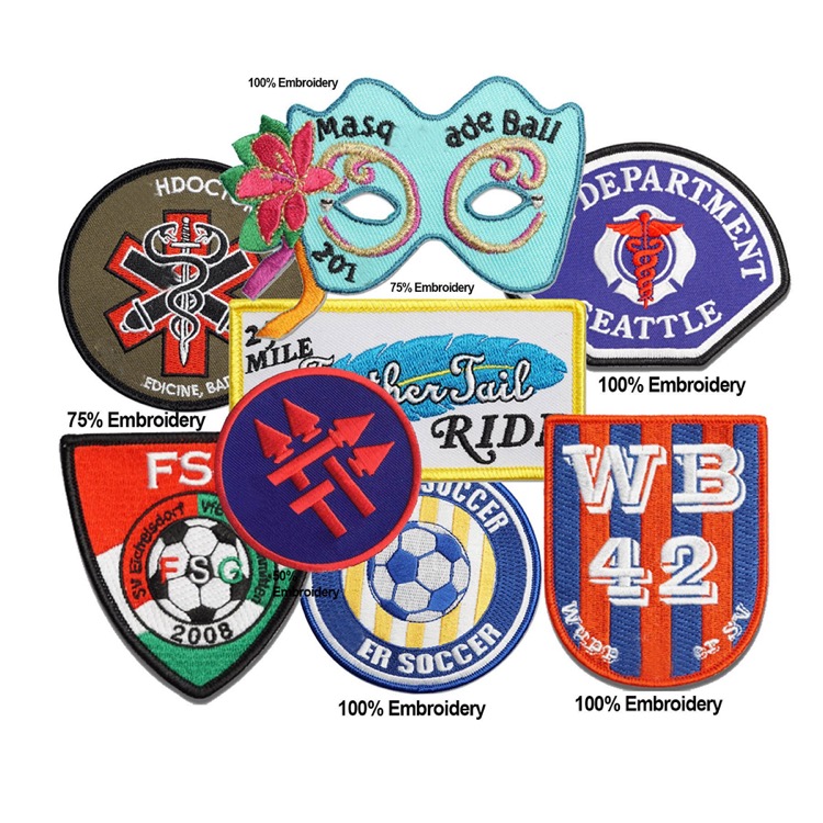 Assorted Styles Embroidered Patches 2