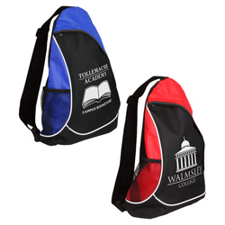 Natural Curve Non-Woven/Polyester Sling Backpack 12