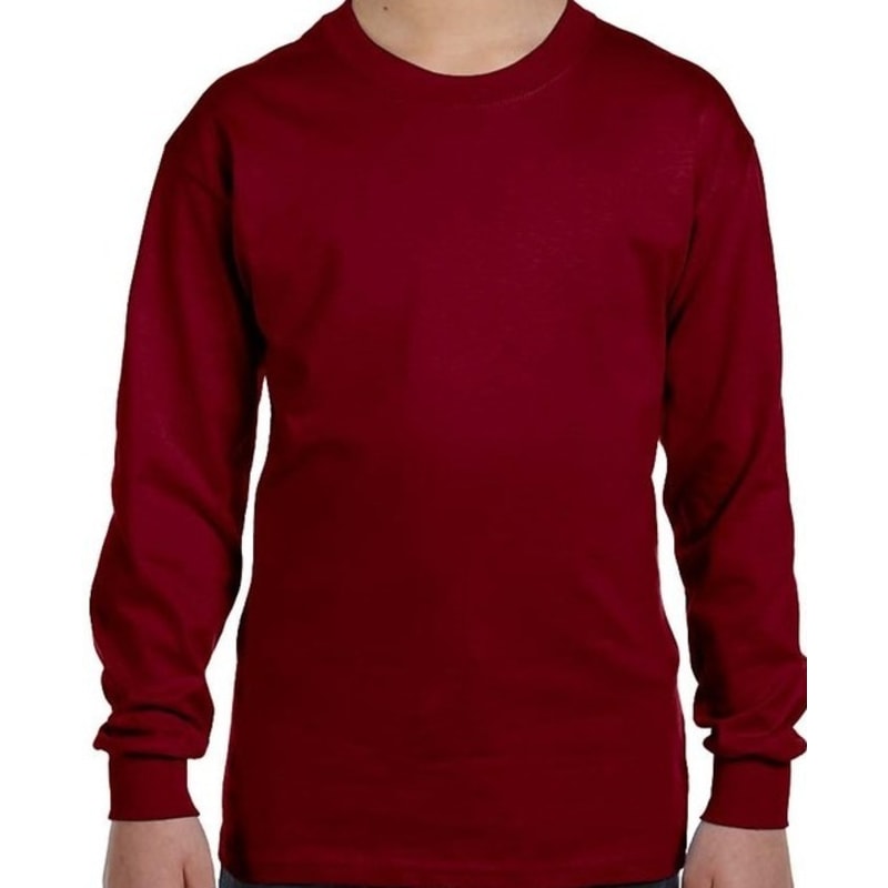 Gildan Heavy Cotton™ Youth 5.3 Oz. Long-Sleeve T-Shirt 9
