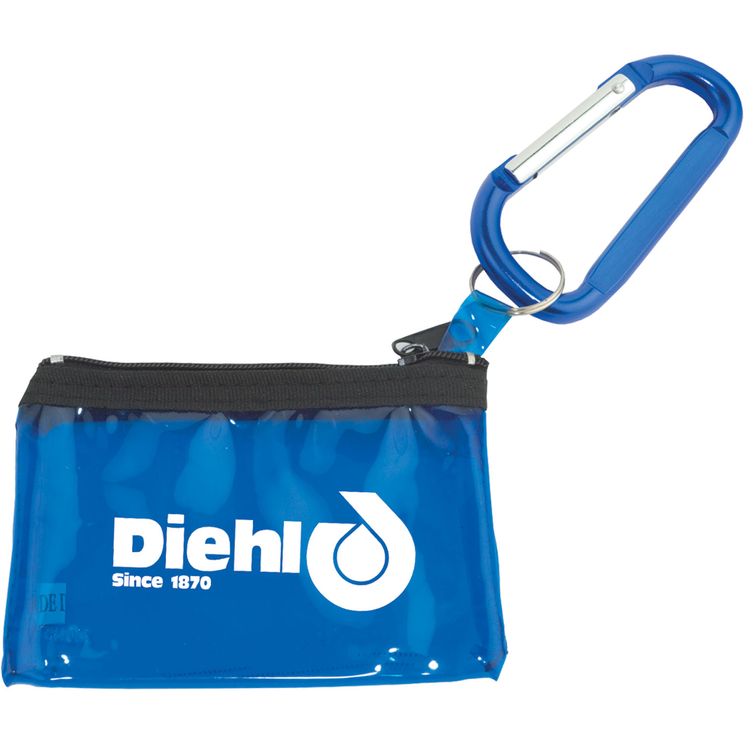 Carabiner with Key Tag Pouch 2
