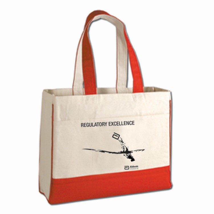 Canvas Standard Tote Bag, custom tote bag with logo imprint 3