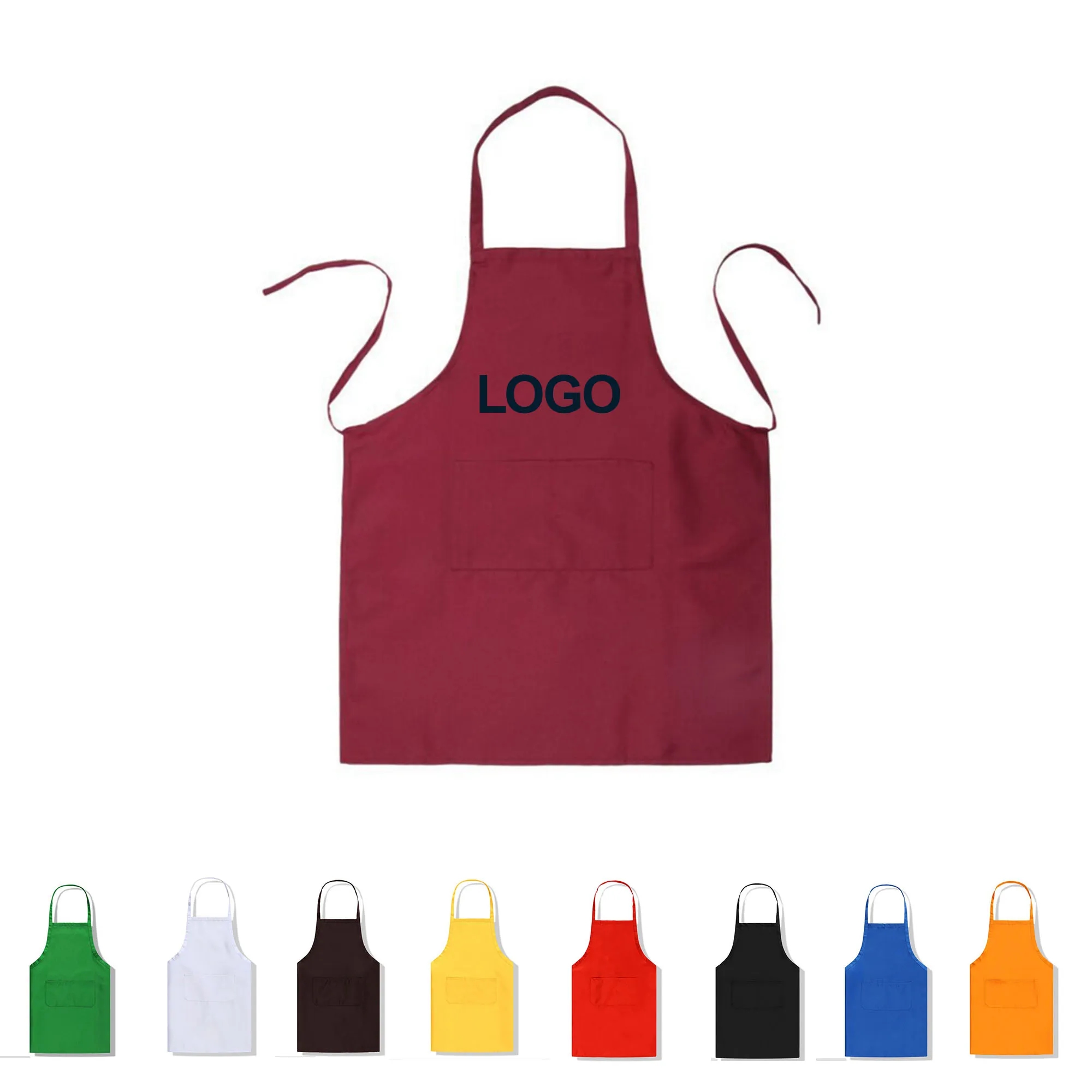 Adjustable Unisex Bib Apron Rush Service 3