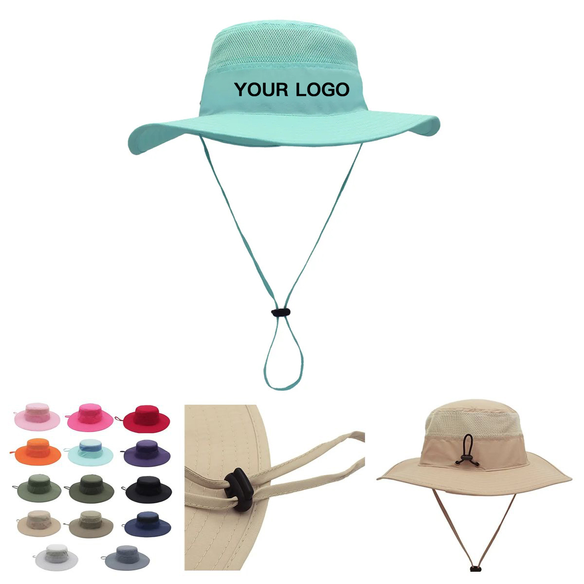 Lightweight Nylon Bucket Hat with Foldable Design 8